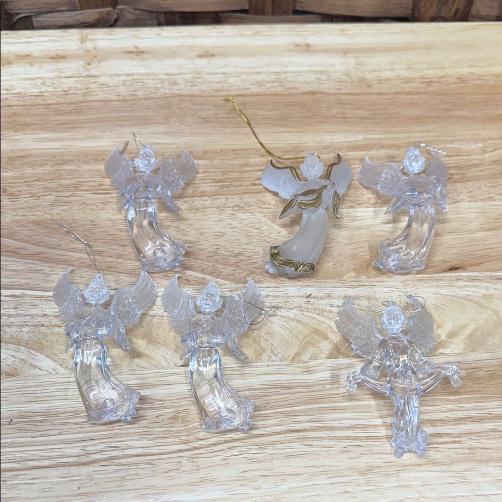 Vintage Elegant Angel Christmas Ornaments